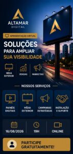 Planejamento de campanhas publicitárias e estratégias de marketing da Altamar Digital